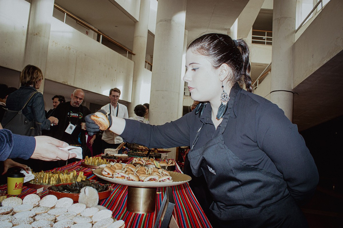 Servicio de catering en un evento